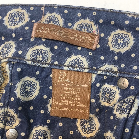 Women’s Paige premium denim bootcut jeans, size 28 - Picture 5 of 5